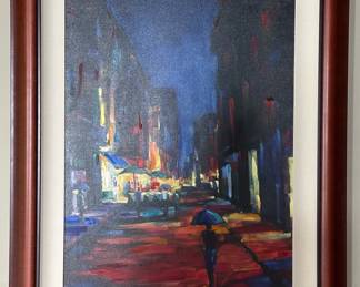 MICHAEL FLOHR “When in Rome” Limited Edition Hand Embellished on Canvas