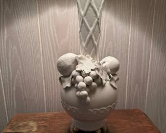 Italian Blanc de Chine Table Lamp