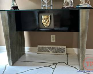 Hollywood Regency Style Console Table