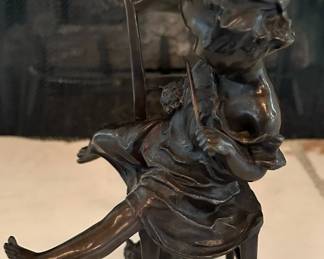 After A.J. SCOTTE Bronze Sculpture 