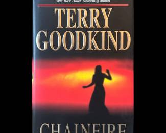 TERRY GOODKIND Signed First Edition “Chainfire”