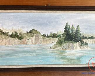 Original Oil on Canvas by TERRY GOODKIND (Author of SWORD OF TRUTH Series)