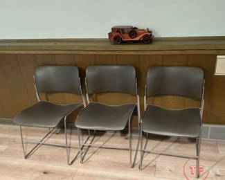 1970's 40/4 Chrome Chairs by DAVID ROWLAND