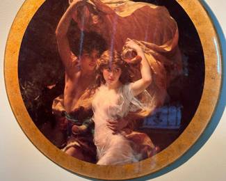 Wall Plaque Print "The Storm" by PIERRE AUGUSTE COT