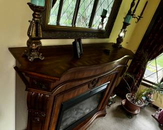 Gorgeous heater / Mantle Fireplace
