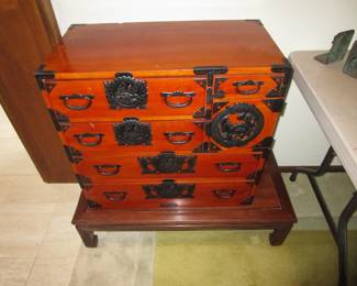 Antique Japanese chest