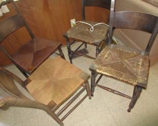 Antique set of chairs
