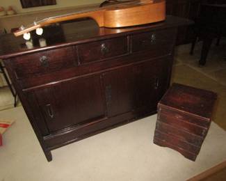 Antique small wood chests