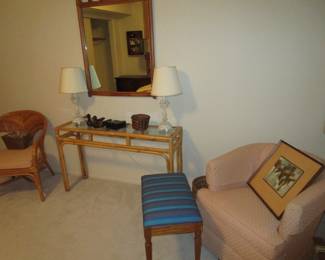 Tables, chairs, benches