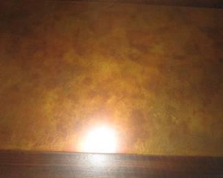 Top of Harry Lunstead bar cart.