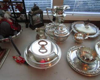 Lots of vintage Silver Plate