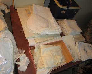 Antique linens