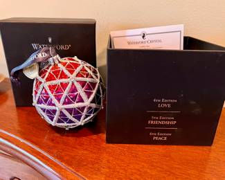 2009 Waterford Crystal ornament w/box