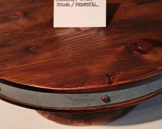 Europe 2 you - reclaimed 19th century wood pedestal 