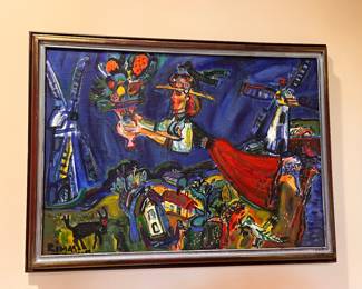 Lithuanian artis Rimas Biciunas oil painting 