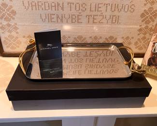 Michael Aram tray w/box