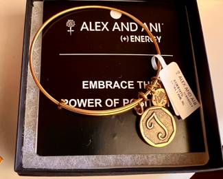 Alex and Ani Energy bracelet "T" w/box