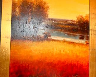 Ben Harris oil painting