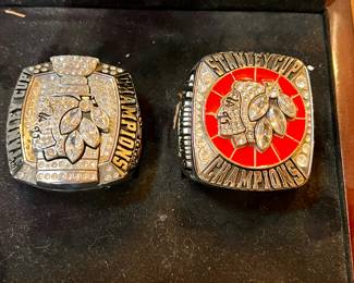 2013 Stanley Cup Champions ring set w/wood display box