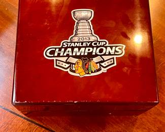2013 Stanley Cup Champions ring set w/wood display box