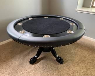 Nighthawk BBO Poker Table w/ Hard Top and 4 Chairs