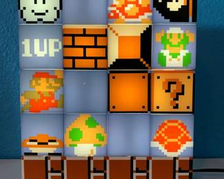 Super Mario block night light. 