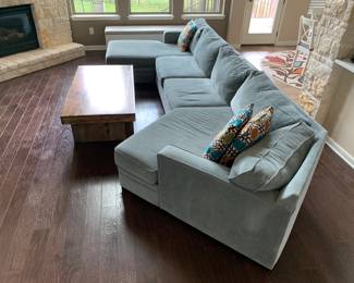 Blue Sectional Couch
