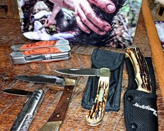 Pocket knifes.  Uncle Buck