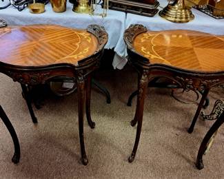 Matching ornate parlor tables