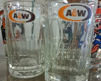 "A & W" Root Beer mugs