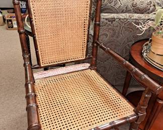 Cane backs/seats w/cushions 