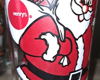 St. Joseph's "Henry's Santa" character glass