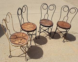 Ice cream parlor 4 pcs. chairs