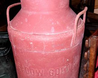 "Meadow Gold" cream can