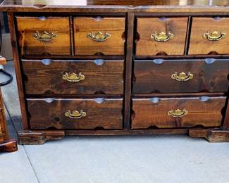 Bedroom furniture.  2 bed side tables and one dresser 