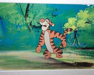 "Winnie the Pooh" framed cel