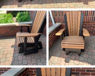 Adirondack style gliding rockers brand new $700 each