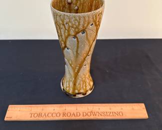 F18 - $95 Mark Hewitt - 8.5" tall vase.
