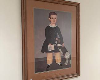 F55 - $30 - Framed. Measures 38x29"