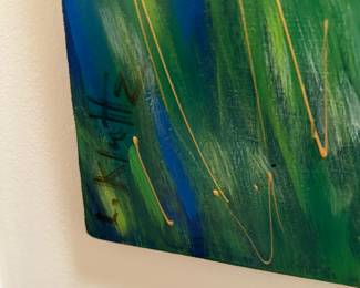 F27 - $150 Klutz - Folk Art Rooster. Measures 19.5x20"