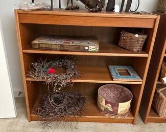 F120 - Wooden shelves - $30 each. Measures 36" wide, 12" deep, 36" tall.