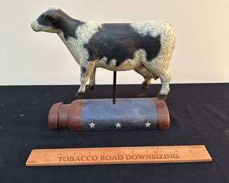 F47 - $25 Cow Weather Vein. Resin