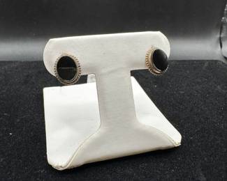 J13 - $100. 14kt gold post earrings.