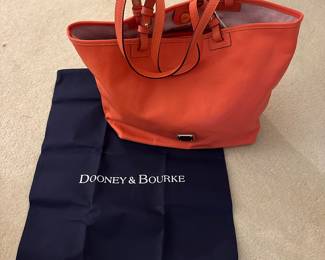 F88 - $50. Dooney & Bourke Medium EastWest Tote. 