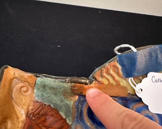 F37 - Cathy Kiffney. Left -$10 signed - has been repaired, right - $20 unsigned.