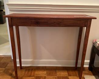 F77 - $35 - Side table. 10.5" deep, 36" wide, 31.5" tall