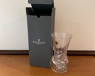 B2 - $20 Waterford Vase 6.5" tall. 