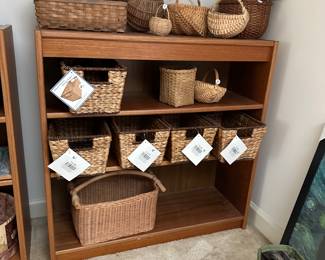 F120 - Wooden shelves - $30 each. Measures 36" wide, 12" deep, 36" tall.