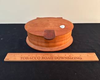 F45 - $20 Hand Crafted Jewelry Box. Signed.