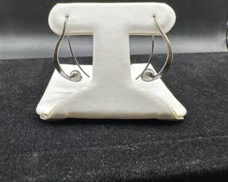 L11 - $85. Ed Levin Sterling. Hangs 1 1/8". 